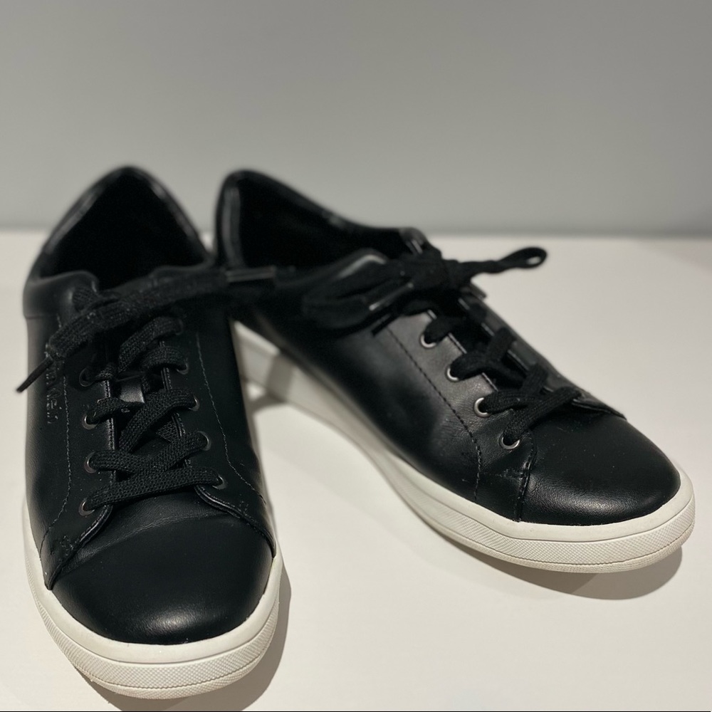 Calvin Klein Black Sneakers with White Soles